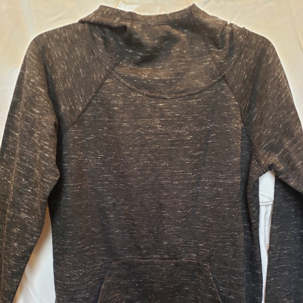 COWL NECK ATHLETIC HOODIE